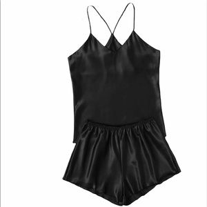 Satin Silk Camisole Pajama Set